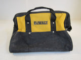 DeWalt Power Tool Bag 17in x 11in x 4in Black/Yellow Canvas -- Used