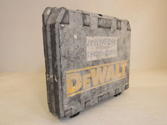 DeWalt Portable Power Tool Case 15in x 14in x 5in Black/Yellow Plastic -- Used