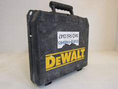 DeWalt Portable Power Tool Case 15in x 14in x 5in Black/Yellow Plastic -- Used