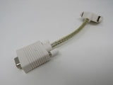 Standard DVI to VGA Computer Adapter Cable 5 Inches Male Female -- Used