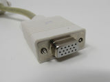 Standard DVI to VGA Computer Adapter Cable 5 Inches Male Female -- Used