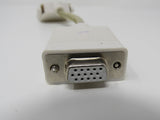 Standard DVI to VGA Computer Adapter Cable 5 Inches Male Female -- Used