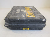 DeWalt Portable Power Tool Case 16in x 14in x 5in Black/Yellow Plastic -- Used