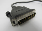 C J Pipkin 25 Pin DB25 Serial Port To DB9 Adapter Cable 10 Inches Male Female -- Used