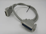 Wu Yu 25 Pin DB25 Serial Cable 30 Inches Male AE-323 -- Used