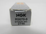 NGK V-Power Racing Spark Plug R5670-6 2746 -- New