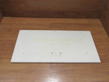 Designer Cabinet Drawer Face Country Style 29.875in x 14.875in White Veneer -- Used