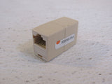 Standard Ethernet RJ45 Inline Coupler Female Off White 808046-SKA -- Used