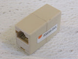 Standard Ethernet RJ45 Inline Coupler Female Off White 808046-SKA -- Used