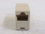 Standard Ethernet RJ45 Inline Coupler Female Off White 808046-SKA -- Used