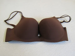 Victoria's Secret Secret Embrace Bra Brown Push Up Bra Angels 34C 508194 -- Used