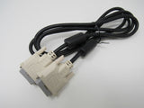 Standard DVI to DVI Computer Monitor Cable 5.5 ft Male -- New