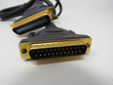 Belkin 25 Pin DB25 Serial Port to SCSI 36 Pin Adapter Cable 5.5 ft Male -- Used