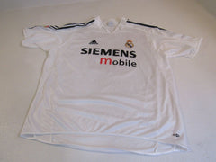 Adidas Beckham Jersey Madrid 2005 Home White Polyester Male XL 367841 -- Used