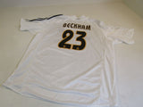 Adidas Beckham Jersey Madrid 2005 Home White Polyester Male XL 367841 -- Used