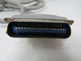 Standard 25 Pin DB25 Serial Port to SCSI 36 Pin Adapter Cable 7.5 ft Male -- Used