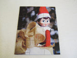 Cardinal Elf On A Shelf Wood Puzzles Lot of 7 -- Used