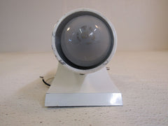 Swivelier Spot Lamp Light Fixture White Push Button On Switch 15-109 Metal -- Used