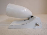 Swivelier Spot Lamp Light Fixture White Push Button On Switch 15-109 Metal -- Used