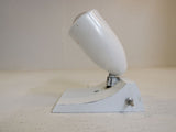 Swivelier Spot Lamp Light Fixture White Push Button On Switch 15-109 Metal -- Used