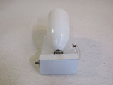 Swivelier Spot Lamp Light Fixture White Push Button On Switch 15-109 Metal -- Used