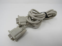 Standard DB9 Serial Cable 6.5 ft Male Female -- Used