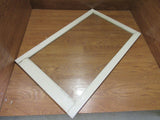 Custom Made Exterior Storm Window 41in x 25in x 0.75in Clear/White Wood -- Used