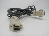 Standard DB9 Serial Cable 7 ft Male Female -- Used