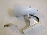 Luxo Wired Portable Spot Lamp Light Fixture 5-in Cord Off White 50R20 Metal -- Used