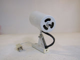 Luxo Wired Portable Spot Lamp Light Fixture 5-in Cord Off White 50R20 Metal -- Used