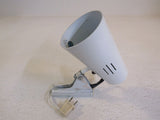 Luxo Wired Portable Spot Lamp Light Fixture 5-in Cord Off White 50R20 Metal -- Used