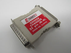 Etronics Gender Changer 25 Pin DB25 Male to Male 018990 -- Used