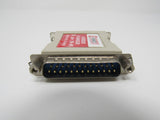 Etronics Gender Changer 25 Pin DB25 Male to Male 018990 -- Used