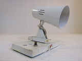 Standard Spot Lamp Light Fixture Off White D1688 Metal -- Used