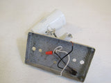 Standard Spot Lamp Light Fixture Off White D1688 Metal -- Used