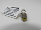 Standard Coaxial Male to Female Adapter -- New