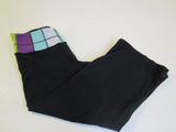 Lululemon Leggings Groove Crop Pant Reversible Size 6 Black Luon Female -- Used