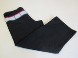 Lululemon Leggings Groove Crop Pant Reversible Size 6 Black Luon Female -- Used