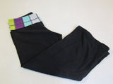 Lululemon Leggings Groove Crop Pant Reversible Size 6 Black Luon Female -- Used