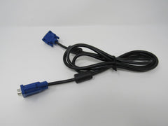 Standard VGA Computer Monitor Cable 5.5 ft DSub 15 Pin Male Ends -- Used