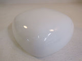 Designer Square Light Lamp Shade 13-in 11-5/8in OD Opening White Glass -- Used