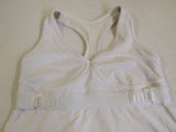 Lululemon Athletic Tank Top Size 8 White Racerback Built In Bra Luon Female -- Used