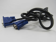 Standard VGA Computer Monitor Cable 5.5 ft Male -- Used