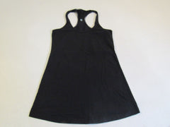 Lululemon Athletic Tank Top Black Racerback Size 6-8 Luon Female -- Used