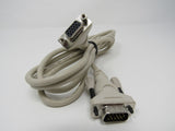 Standard VGA Computer Monitor Cable 5.5 ft Male Female -- Used