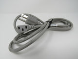 I Sheng Power Cord Angled Plug 5.5 ft NEMA 5-15P IEC C13 18AWG IS-15 -- Used