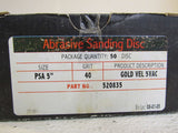 Abrasive Sanding Disk Gold VEL 5VAC 40 Grit PSA 5in 29 Count 520835 -- New