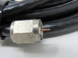 Standard Coaxial Cable Wire 9ft RG6 F Type Male -- Used