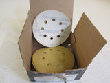 Abrasive Sanding Disk Gold VEL 8VAC 60 Grit PSA 5in 11 Count 520828 -- New