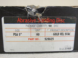 Abrasive Sanding Disk Gold VEL 5VAC 60 Grit PSA 5in 33 Count 520825 -- New